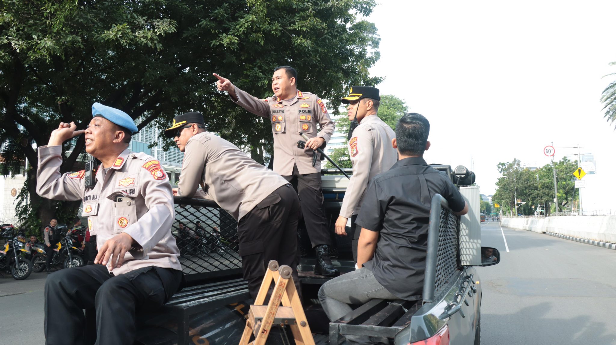 1.994 Personel Gabungan Siap Amankan Aksi Bela Palestina di Kedubes AS