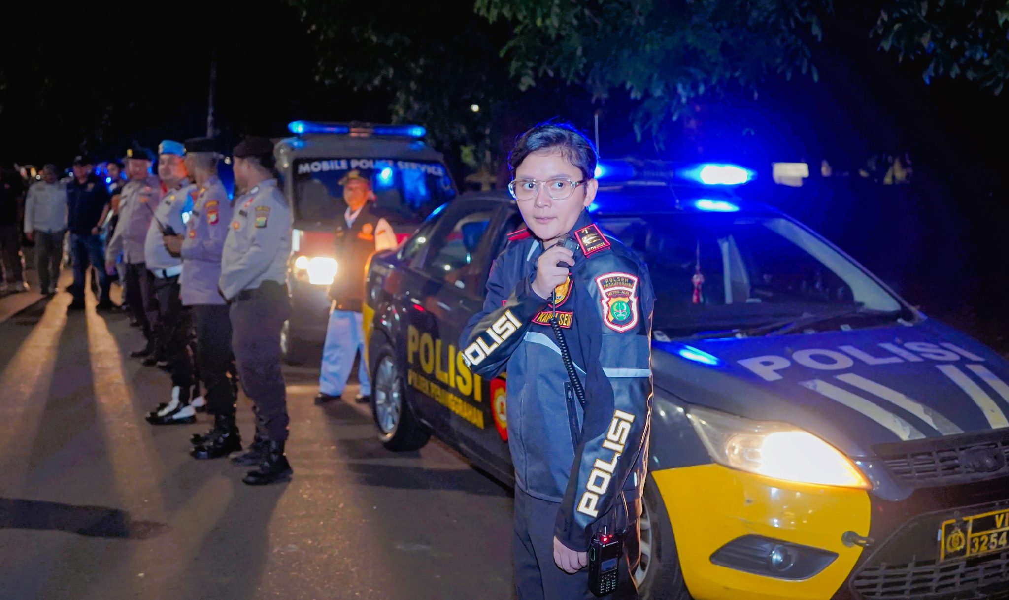 Kapolsek Pesanggrahan Pimpin Patroli Cipta Kondisi, Pastikan Wilayah Tetap Kondusif